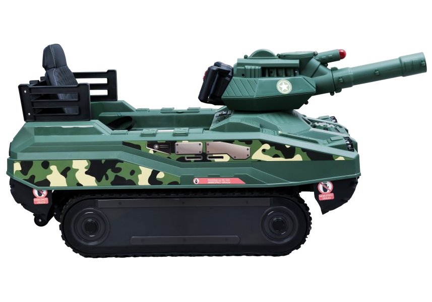 BLUETOUCH elektrický dětský tank/ rychlost 4 km/h/ provozní doba 45 min/ zelený