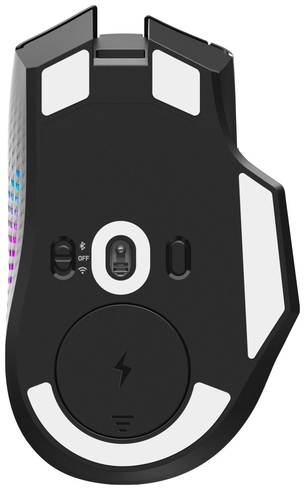 MSI herní myš VERSA PRO Wireless + Mouse Dock PRO/ bezdrátová/ 26.000 dpi/ 2,4GHz/ BT5.3/ USB/ RGB/ 15 tlačítek