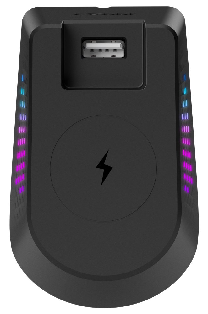 MSI herní myš VERSA PRO Wireless + Mouse Dock PRO/ bezdrátová/ 26.000 dpi/ 2,4GHz/ BT5.3/ USB/ RGB/ 15 tlačítek