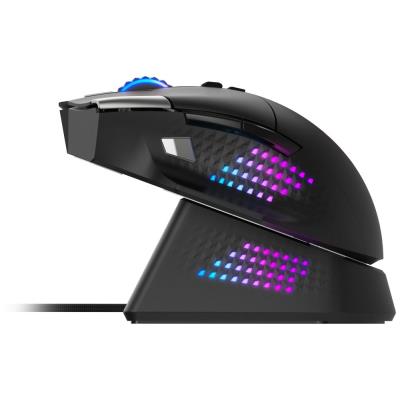 MSI herní myš VERSA PRO Wireless + Mouse Dock PRO/ bezdrátová/ 26.000 dpi/ 2,4GHz/ BT5.3/ USB/ RGB/ 15 tlačítek