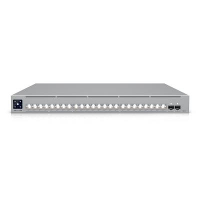 Ubiquiti UniFi Switch Pro XG 24 PoE - 16x 10GbE, 8x 2.5GbE, 2x SFP28, Etherlighting, 24x PoE+++ (PoE budget 720W)