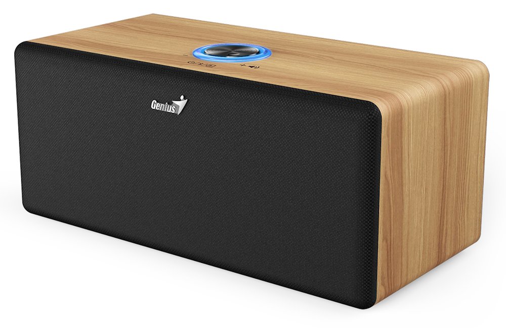 GENIUS repro SP-HF505BT Pine Wood/ Bluetooth 5.3/ 20W/ barva světlé dřevo