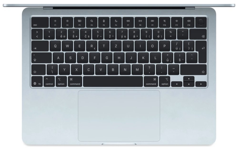 Apple MacBook Air 13,6'' (2025) / M4 / 10C CPU / 8C GPU / 16GB RAM / 256GB SSD / Blankytně modrý