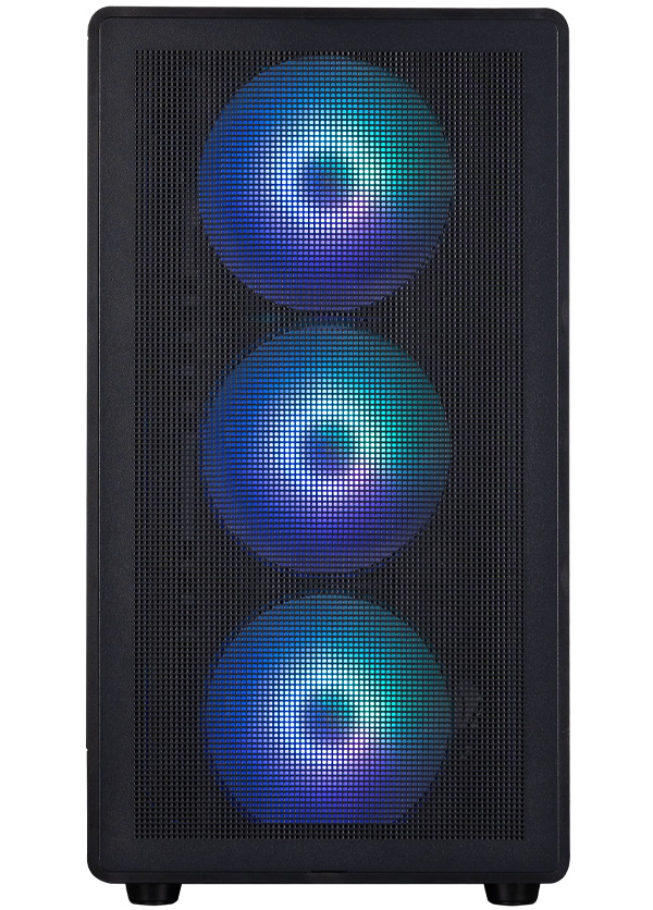 Zalman skříň M5 Black / miniT / 4x120mm ARGB fan / USB 2.0 / USB 3.0 / USB-C / mesh panel / černá