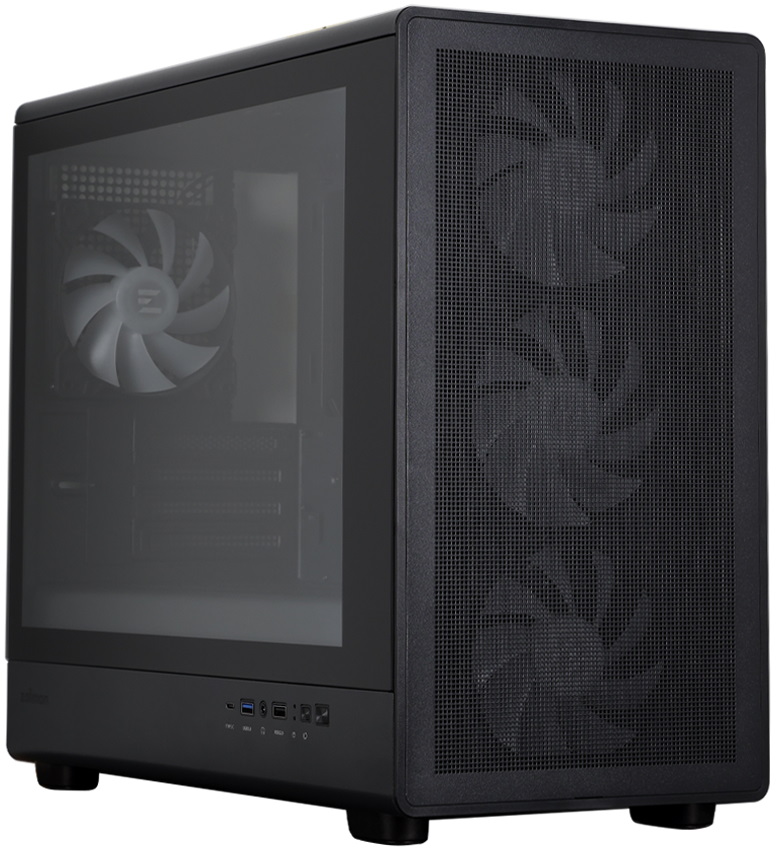 Zalman skříň M5 Black / miniT / 4x120mm ARGB fan / USB 2.0 / USB 3.0 / USB-C / mesh panel / černá