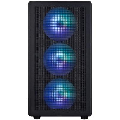 Zalman skříň M5 Black / miniT / 4x120mm ARGB fan / USB 2.0 / USB 3.0 / USB-C / mesh panel / černá