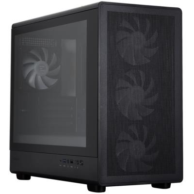 Zalman skříň M5 Black / miniT / 4x120mm ARGB fan / USB 2.0 / USB 3.0 / USB-C / mesh panel / černá