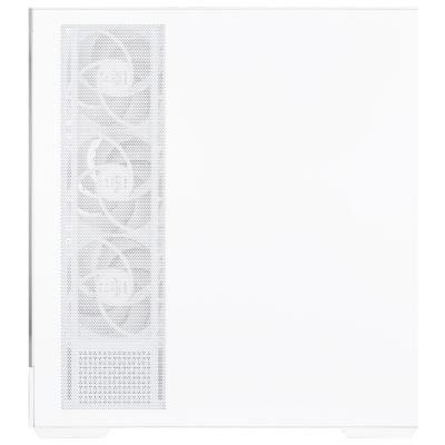 Zalman skříň P40 Namu / midT/ 4x120mm ARGB fan / 2xUSB 3.0 / USB-C / panoramatická / dřevěné doplňky / bílá
