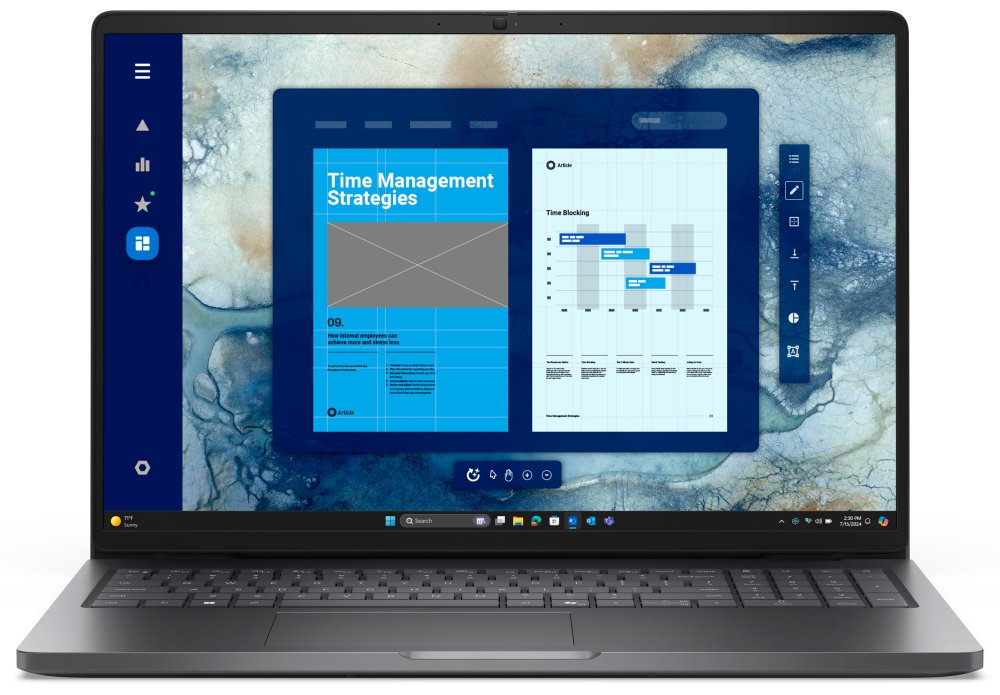 DELL Pro 16 PC16250/ Core 5 120U/ 8GB/ 512GB SSD/16" FHD+/ FPR/ W11Pro/ 3Y PS on-site