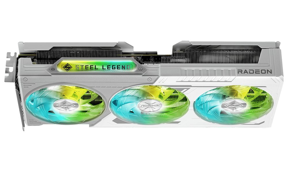 ASRock AMD Radeon RX 9060 XT Steel Legend 16GB OC / 16GB GDDR6 / PCI-E / HDMI / 2x DP