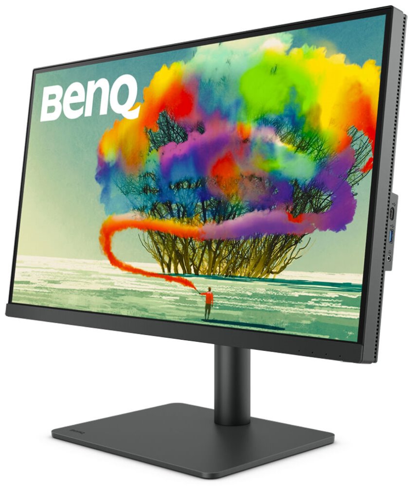 ROZBALENÉ - BENQ 27" LED PD2705U/ FF/ LBL/ IPS panel/ 3840x2160/ 20M:1/ 5ms/ HDMI/ DP/ USB/ repro/ Pivot/ černý