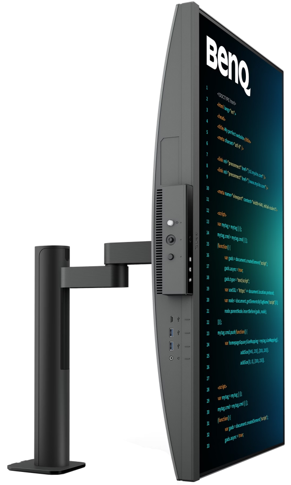 BENQ 31,5" IPS LED RD320UA/3840x2160 / 2000:1/ 5ms/400cdm/HDMI/DP/USB-C/Daisy chain/výškově nast./stojan s ramenem/černý