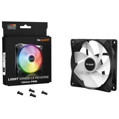Be quiet! / ventilátor Light Wings LX 120mm PWM Reverse / 120mm ARGB / PWM /  černý