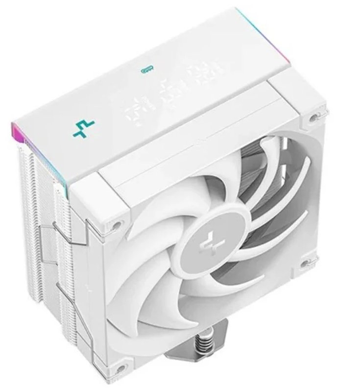 DEEPCOOL chladič AK400 Digital Pro / 120mm fan / 4x heatpipes / PWM / pro Intel i AMD / bílý / dig.disp. více hodnot
