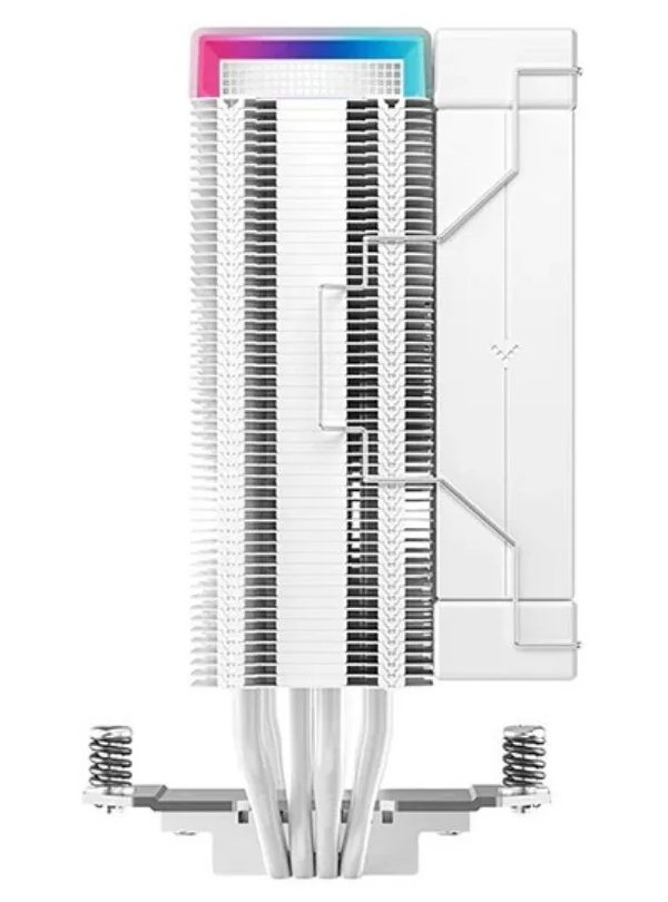 DEEPCOOL chladič AK400 Digital Pro / 120mm fan / 4x heatpipes / PWM / pro Intel i AMD / bílý / dig.disp. více hodnot