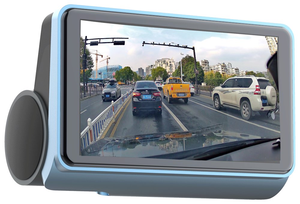 DAHUA kamera do auta S8/ 4K Ultra HD rozlišení/ duální kamera/ GPS/ mini USB/ Wi-Fi/ microSD slot