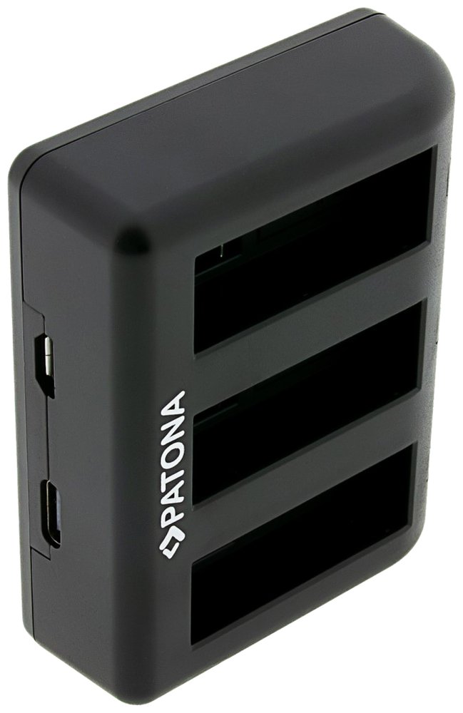 PATONA nabíječka pro digitální kameru Triple DJI Osmo Action 3 / 4 / 5 USB-C