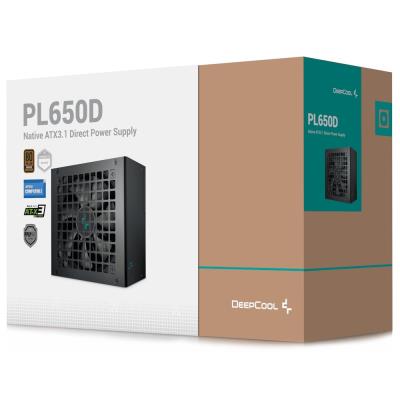 DEEPCOOL zdroj PL650-D / 650W / ATX3.1 / 80+ Bronze