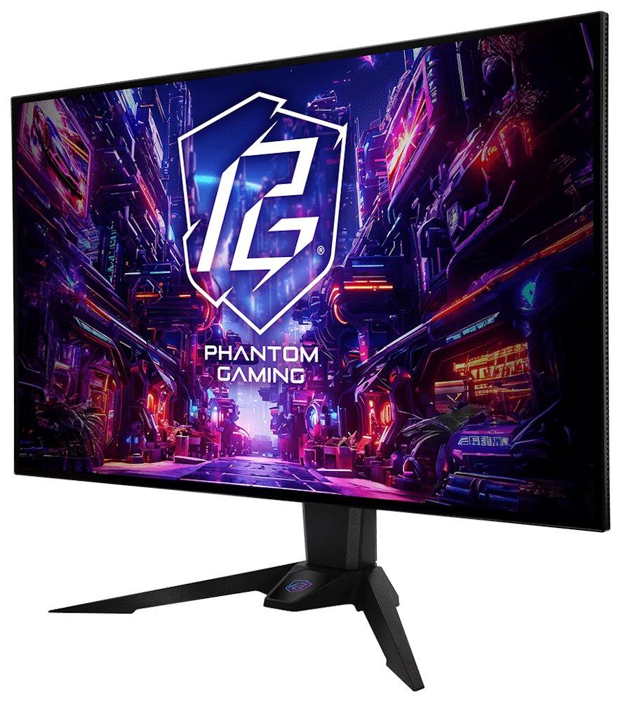 POUŽITÉ - Phantom Gaming by Asrock monitor PGO32UFS 32" /OLED/3840x2160/240Hz/275cd/m2/0,03ms/DP/HDMI/USB-C/repro/VESA/...