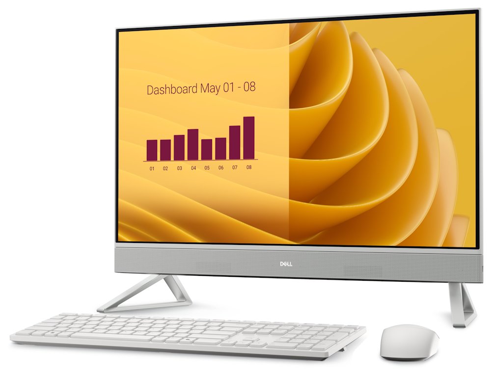 DELL EC27250 27 AIO/ Core 7-150U/ 16GB/ 1TB SSD / 27" FHD dotykový/ GF MX570A 2GB/ WiFi/ W11Pro/ 3Y PS on-site