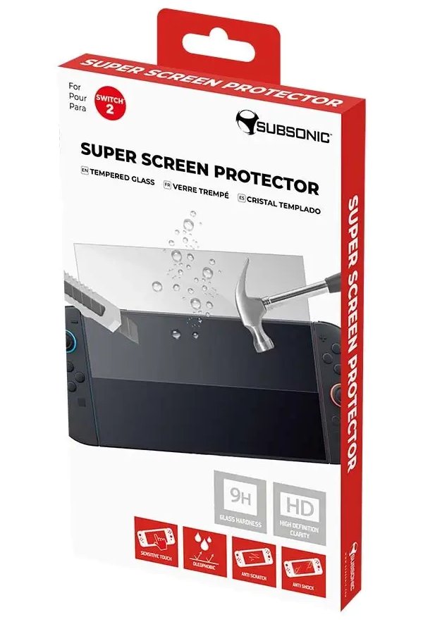 SUBSONIC by SUPERDRIVE ochranná folie displeje pro Switch 2