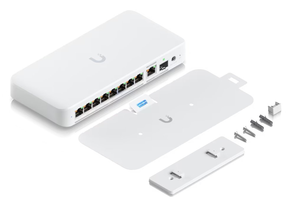 ROZBALENÉ - Ubiquiti UniFi Switch Flex 2.5G 8 PoE - 8x 2.5GbE, 1x 10GbE/ SFP+ port combo, PoE+++ In/PoE++ Out - Výprodej
