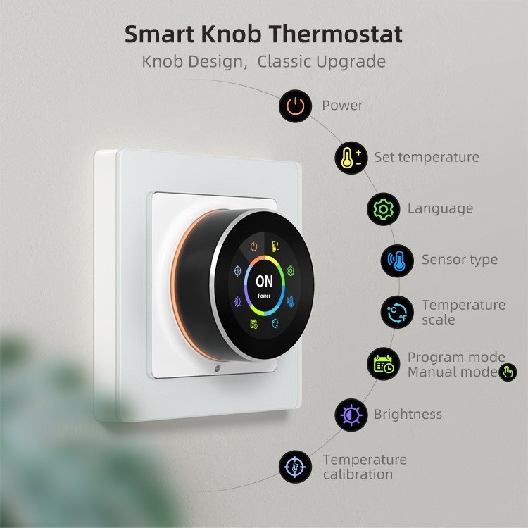 IMMAX NEO LITE SMART termostat pro podlahové topení 3A, Wi-Fi, TUYA