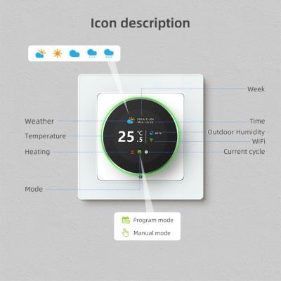 IMMAX NEO LITE SMART termostat pro elektrické podlahové topení 16A, Wi-Fi, TUYA