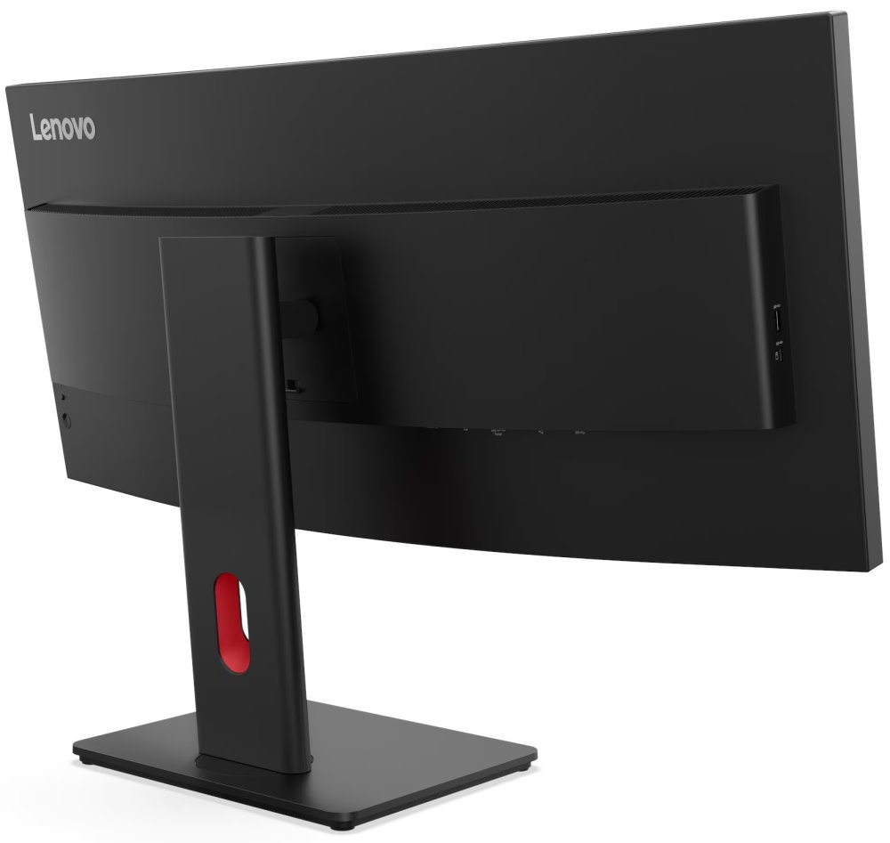 Lenovo T34WD-40 s MC60/ 34" VA, prohnutý/ 3440x1440/ 21:9/ 300cd/m2cmd/ 3000:1/ 4ms/ HDMI/ DP/ USB/ RJ45/ VESA/ černý