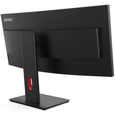 Lenovo T34WD-40 s MC60/ 34" VA, prohnutý/ 3440x1440/ 21:9/ 300cd/m2cmd/ 3000:1/ 4ms/ HDMI/ DP/ USB/ RJ45/ VESA/ černý
