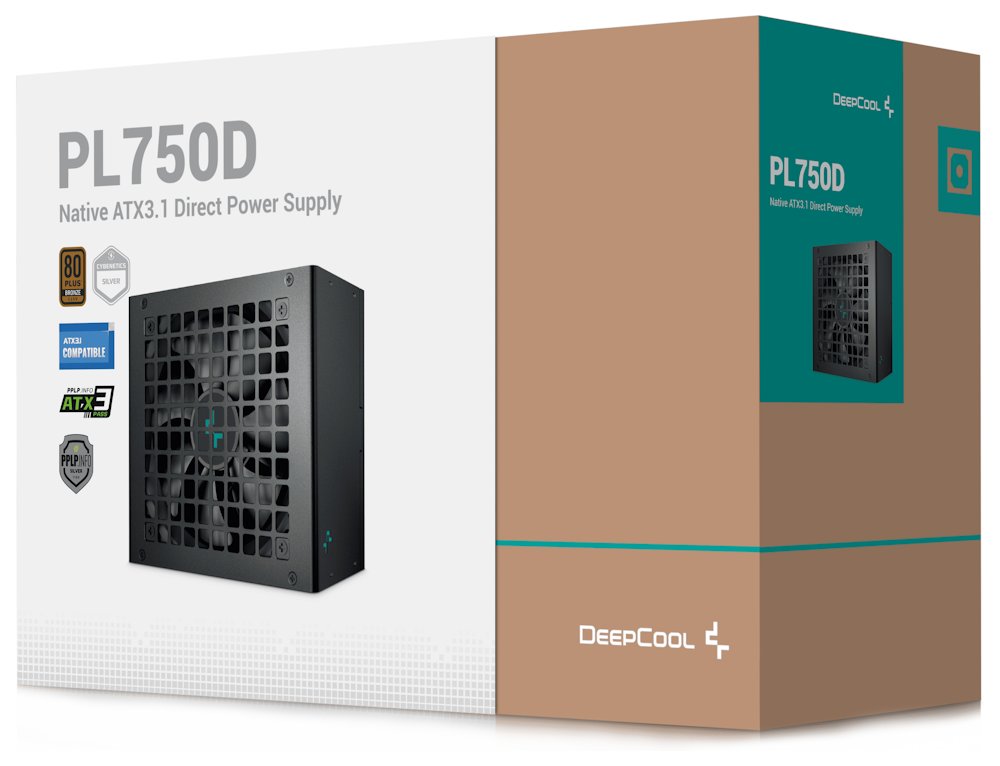 DEEPCOOL zdroj PL750-D / 750W / ATX3.1 / 80+ Bronze