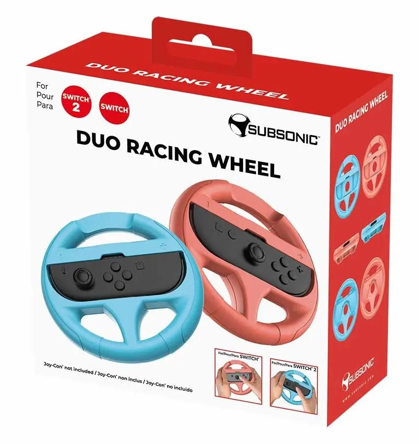 SUBSONIC by SUPERDRIVE sada 2x volantů pro Switch 2