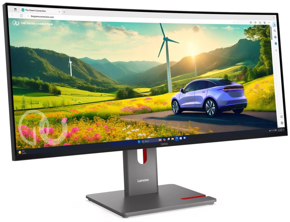 Lenovo P34WD-40 s MC60/ 34" ECO-IPS/ 3440x1440/ 21:9/ 350cd/m2cmd/ 2000:1/ 4ms/ HDMI/ DP/ USB/ RJ45/ VESA/ černý