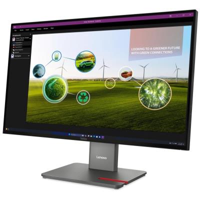 Lenovo P27Q-40/ 27" ECO-IPS/ 2560x1440/ 16:9/ 350cd/m2cmd/ 1500:1/ 4ms/ HDMI/ DP/ USB/ VESA/ černý