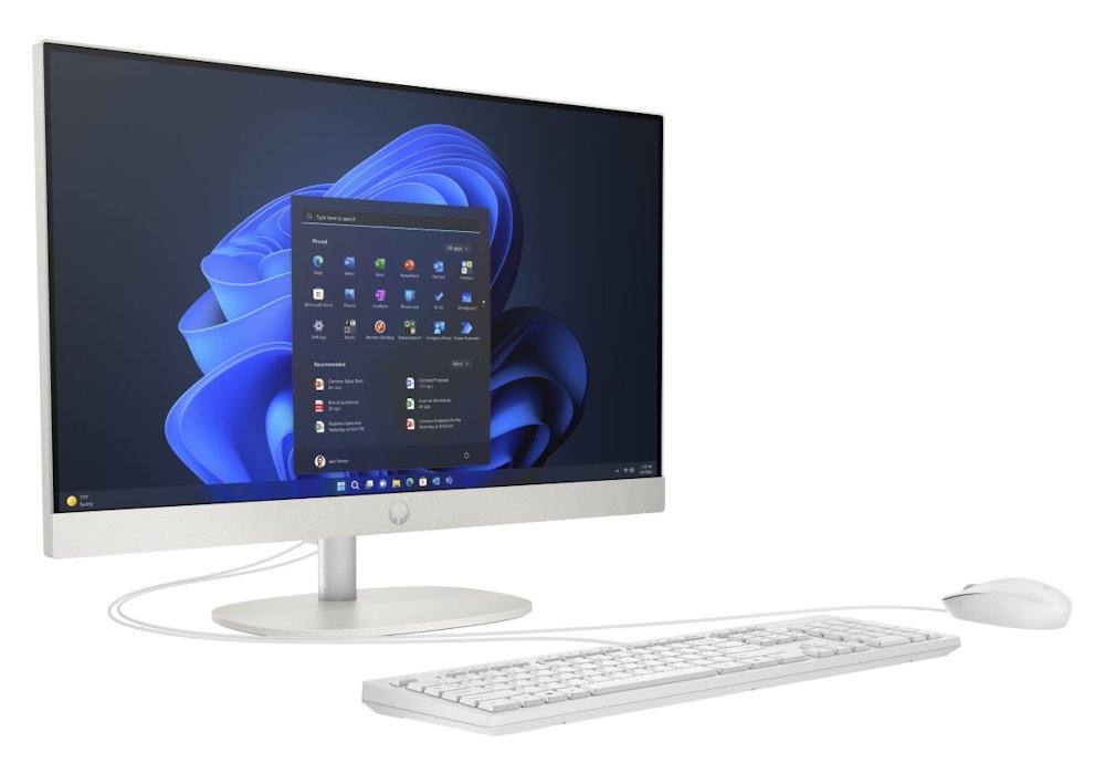 HP ProOne 245 G10/ AiO/ Ryzen 3 7320U/ 8GB/ 512GB SSD/ Radeon™Graphics/ 23,8"FHD,matný/ W11P/ kbd+myš/ bílý