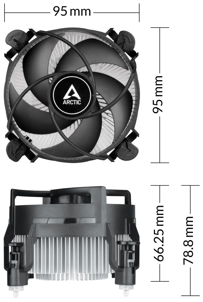 ARCTIC chladič Alpine 17 CO / Intel (LGA1700)