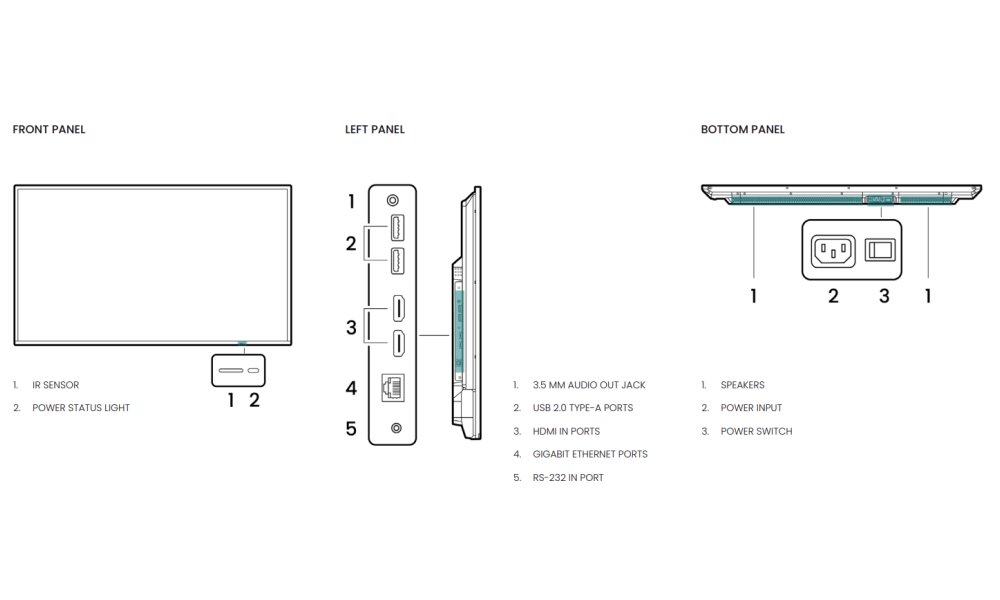 BENQ panel 55" ST5504/ Digital Signage/ UHD 4K/ provoz 18/7/ 2x HDMI/ RJ45/ 2x USB/ Android