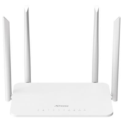 OPRAVENÉ - STRONG dvoupásmový router 1200S/ Wi-Fi stand. 802.11a/b/g/n/ac/ 1200 Mbit/s/ 2,4GHz a 5GHz/ 4x LAN/ 1x WAN/ 1...