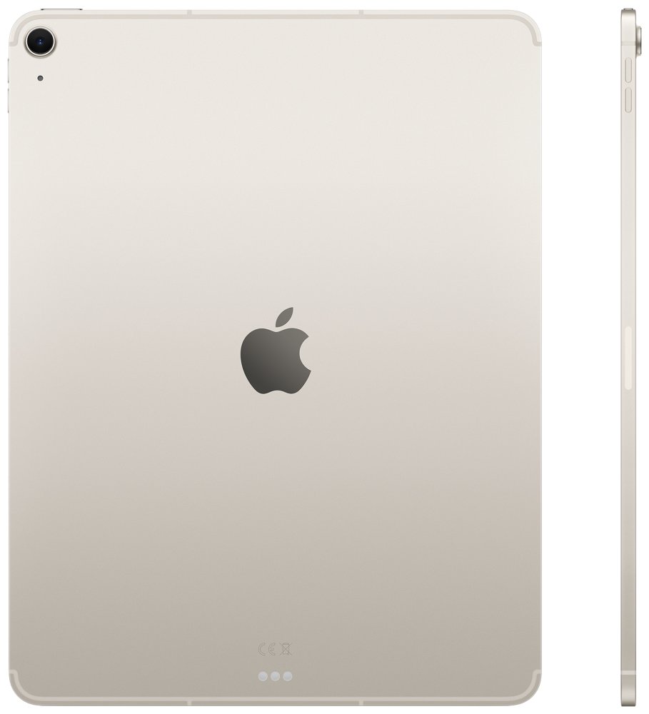 Apple iPad Air 13" (2025) / 128GB / M3 / WiFi + Cellular / Hvězdně bílý