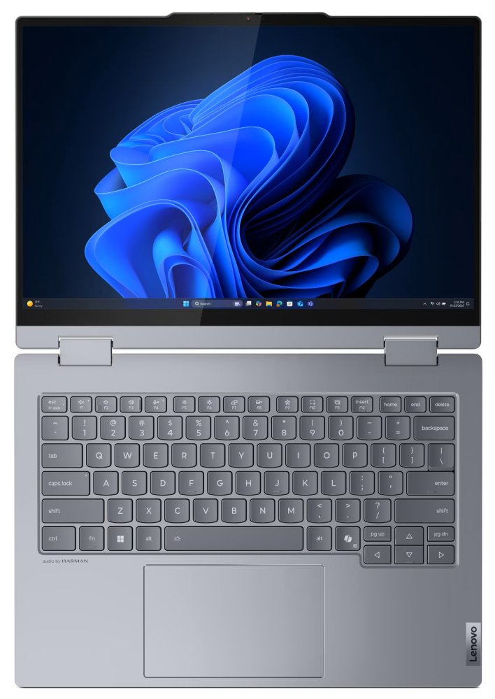 Lenovo ThinkBook 14 2-in-1 G5 IAU/ Ultra 5-225U/ 16GB DDR5/ 512GB SSD/ Intel Graphics/ 14"WUXGA,touch/ W11P/ šedý