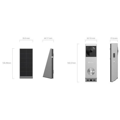 EZVIZ chytrý zvonek se dvěma kamerami EP3x Pro + CH1 Doorbell Kit