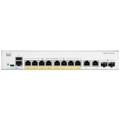 Cisco Catalyst 1300 switch 8-port GE, PoE, Ext PS, 2x1G Combo