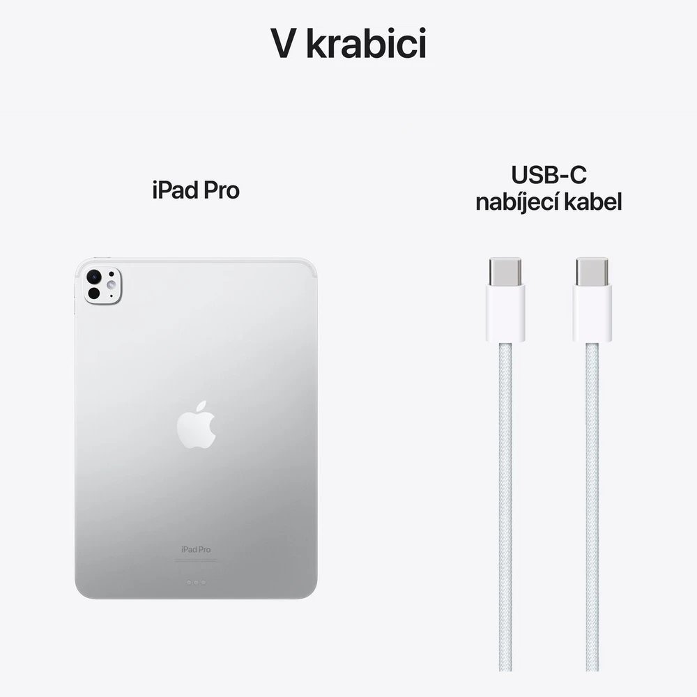 Apple iPad Pro 11" (2024) / 1TB / M4 / WiFi + Cellular / Nanotextura / Stříbrný