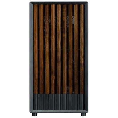 Zalman skříň P10 Namu / miniT/ 3x120mm fan / USB 3.0 / USB-C / dřevěné doplňky / černá