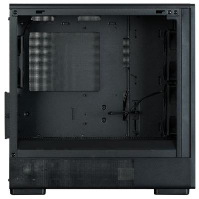 Zalman skříň P10 Namu / miniT/ 3x120mm fan / USB 3.0 / USB-C / dřevěné doplňky / černá