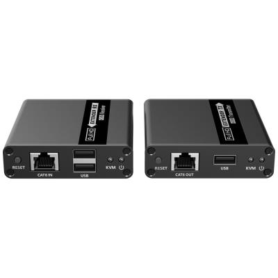 PremiumCord HDMI KVM extender 4K a FULL HD 1080p na 70m s přenosem USB