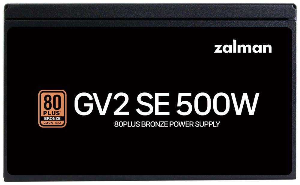 Zalman zdroj ZM500-GV2SE 500W/ ATX / akt. PFC / 120mm ventilátor / 80PLUS