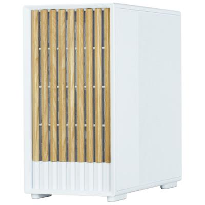 Zalman skříň P10 Namu / miniT/ 3x120mm fan / USB 3.0 / USB-C / dřevěné doplňky / bílá