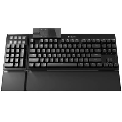 Be quiet! klávesnice DARK MOUNT Silent Tactile / tichá / modulární / ARGB / 8 funk. kláves / zřetelný stisk / US / černá