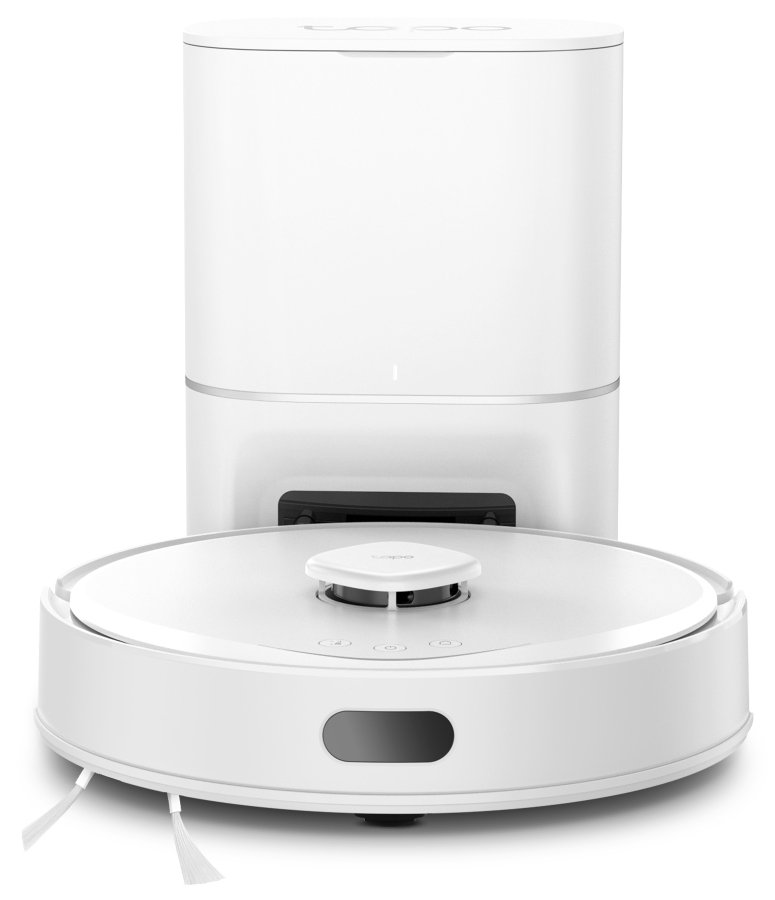 TP-LINK Tapo RV30 Max Plus Robotický vysavač a mop + chytrá nabíjecí stanice s automatickým vyprazdňováním, bílá barva